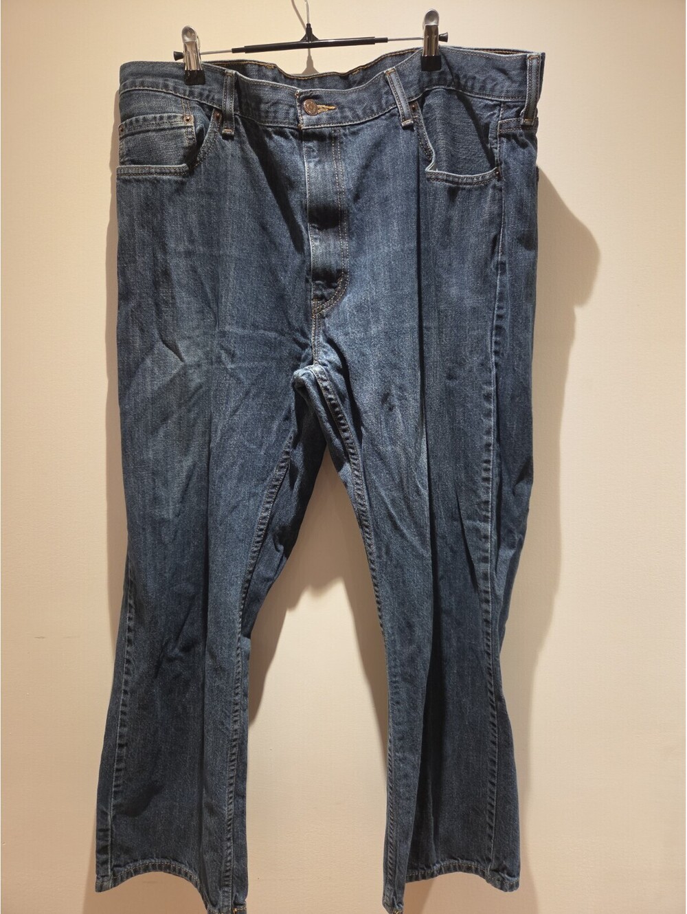 Levi's 559 Jeans Men's 42X30 Blue Dark Wash Relaxed Straight